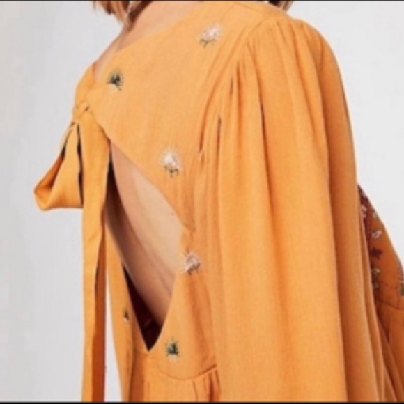 Free People Rhiannon Embroidered Dress Sz (S) - Picture 11 of 14